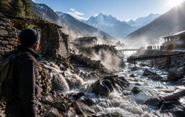 Rottura di un lago glaciale in Bhutan provoca inondazioni lampo