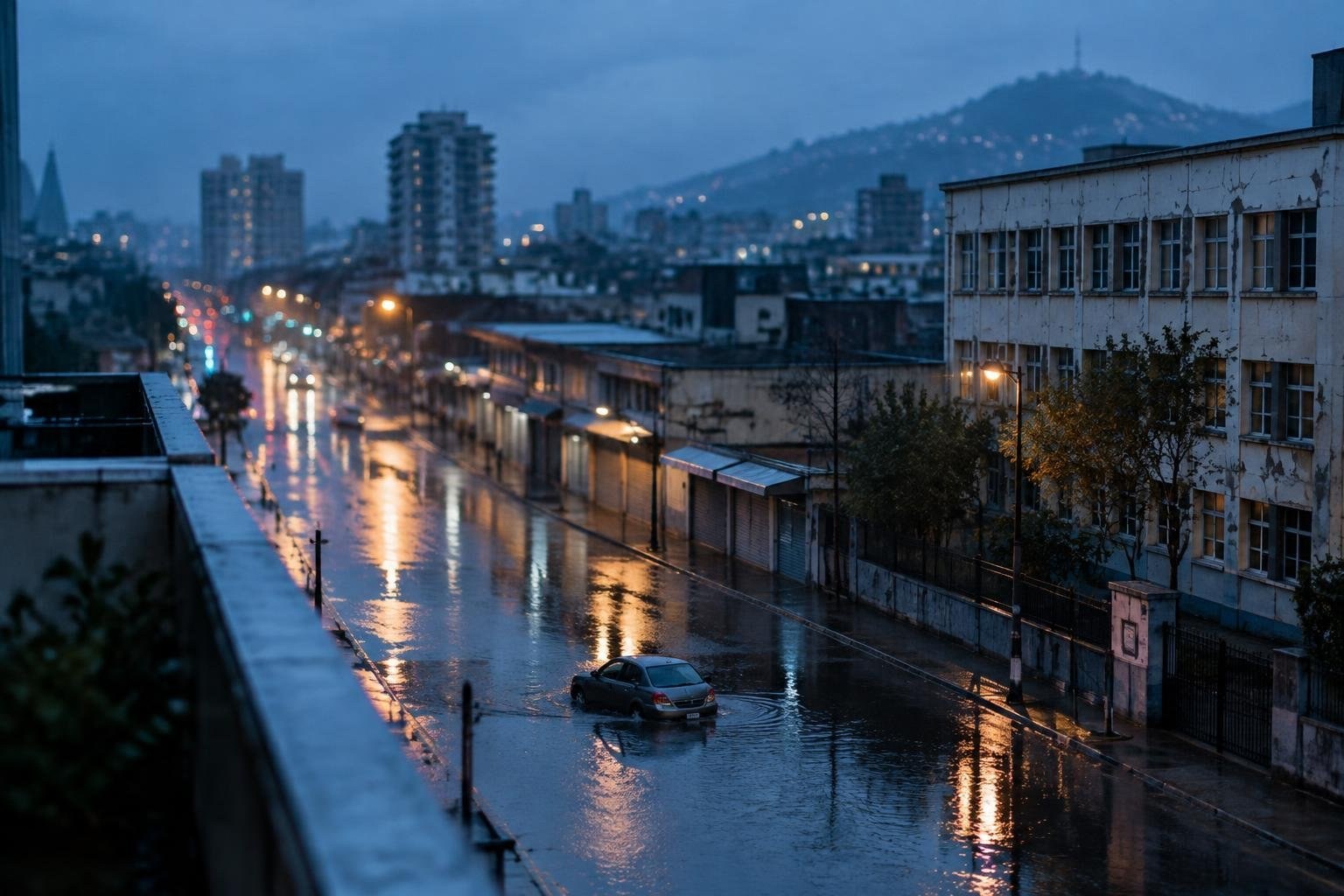 Santiago sotto acqua: case, scuole e veicoli spazzati dalle piogge