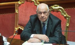 Carlo Nordio durante un Question Time al Senato il 16/02/2023.