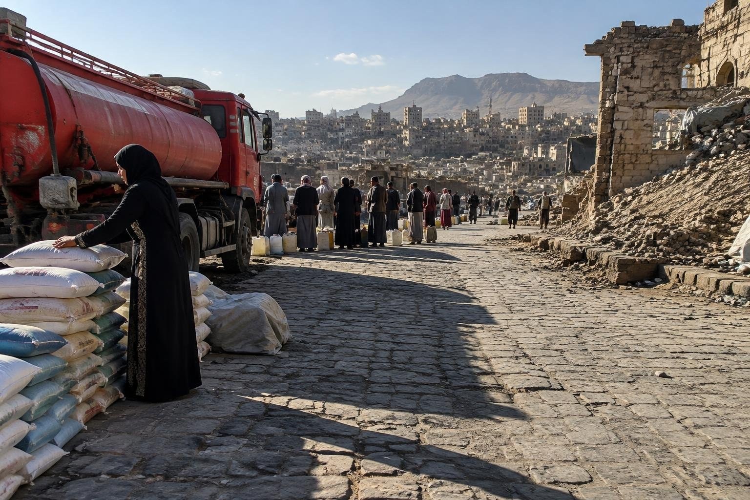 Taiz sotto assedio: famiglie senza rifornimenti e timori crescenti