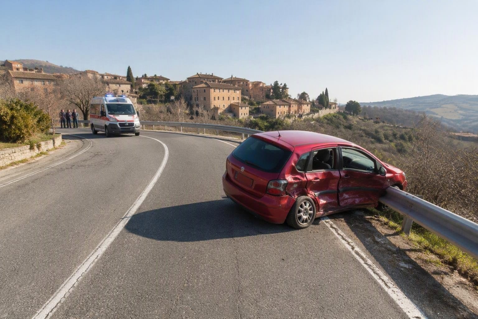 Tragedia a Cascina: la piccola di sette anni travolta da un'auto