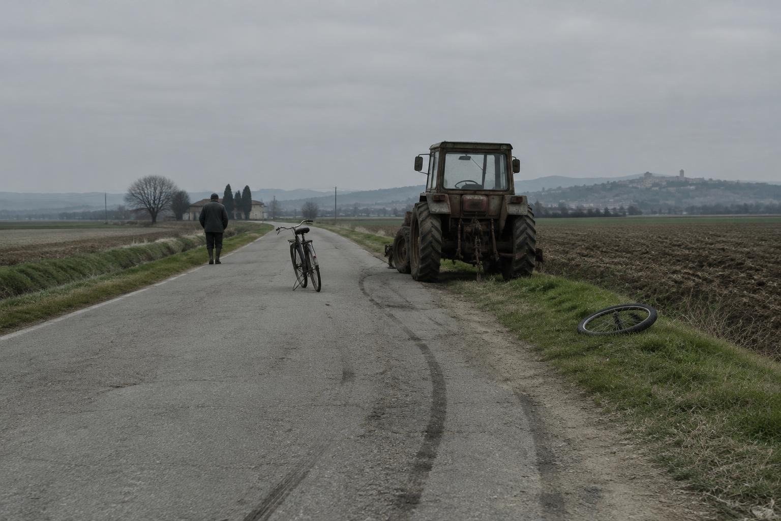Trattore investe bicicletta, muore lavoratore di 36 anni a Pontecorvo