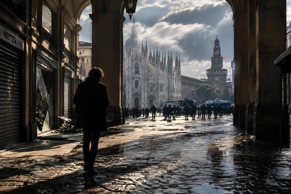 Violenza in centro a Milano: 200 arresti e picchiata di minorenni