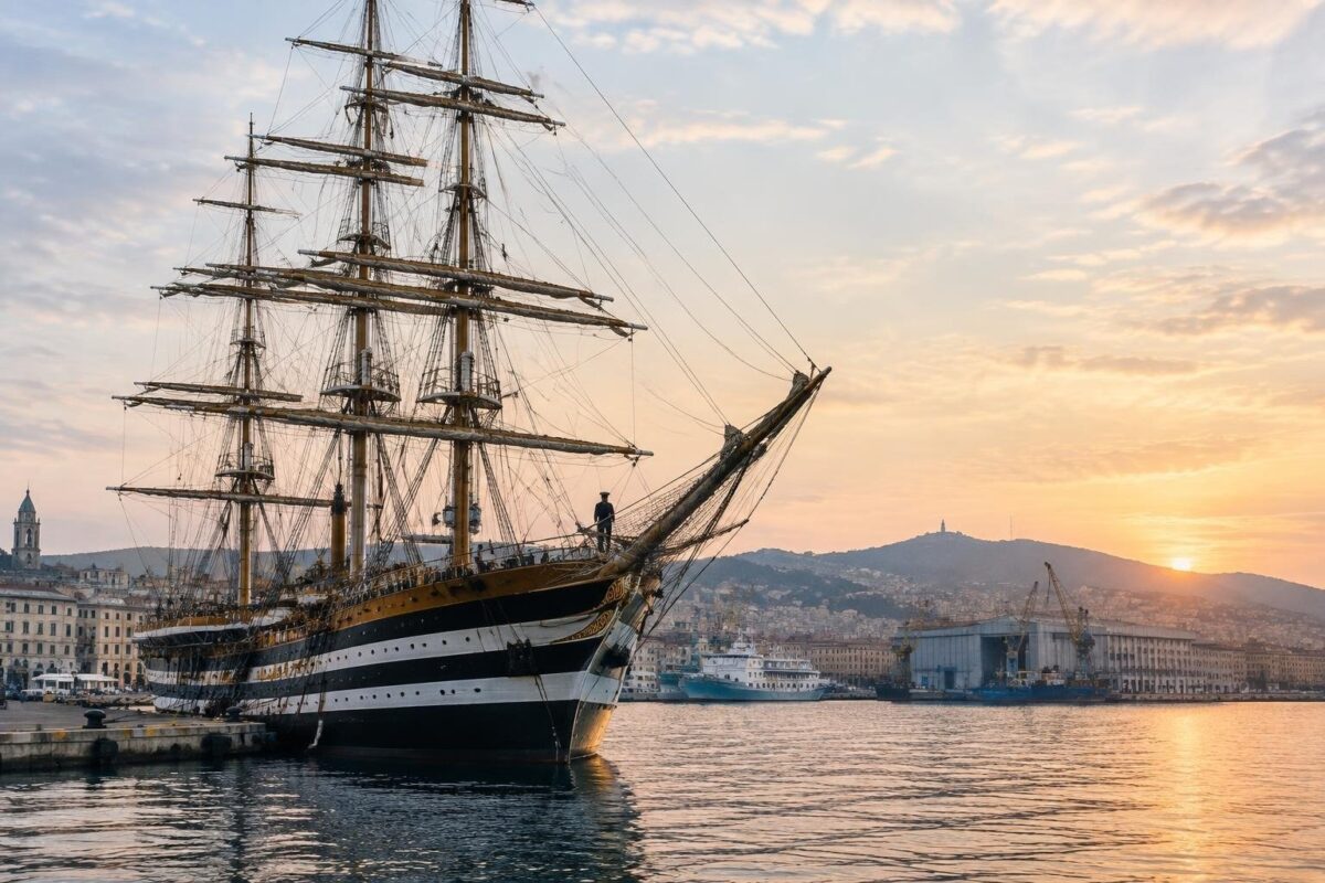Visite a bordo dell'Amerigo Vespucci a Trieste: programma e Villaggio IN Italia