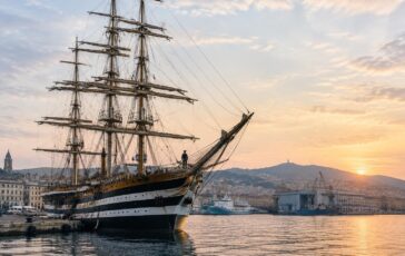Visite a bordo dell'Amerigo Vespucci a Trieste: programma e Villaggio IN Italia