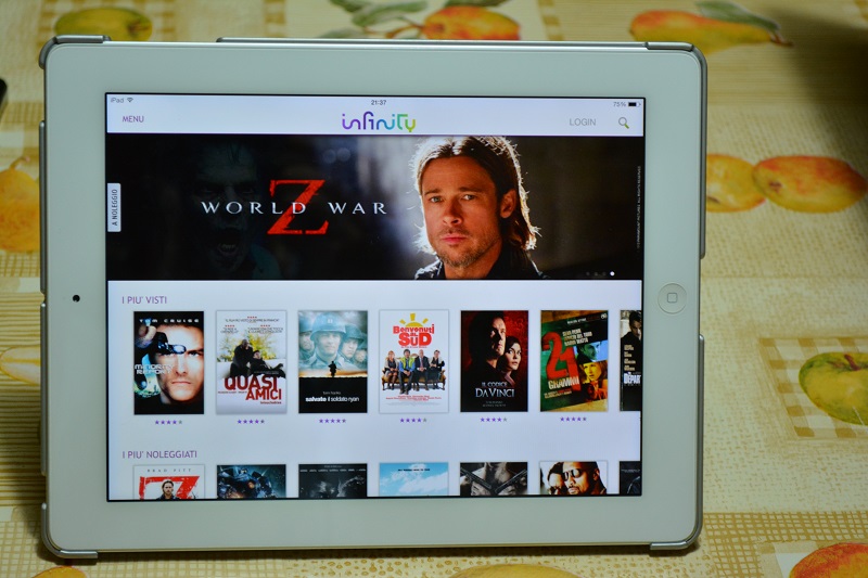 Come vedere Infinity di Mediaset su iOS 8