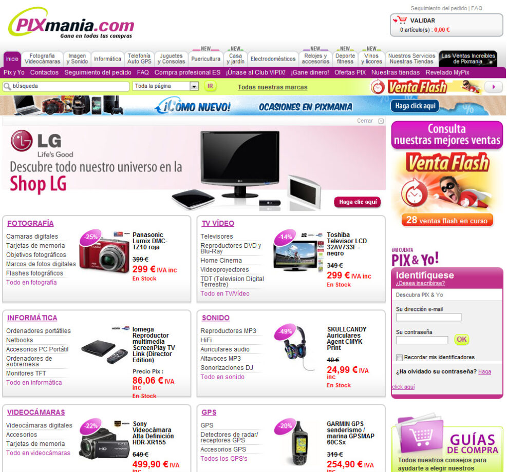 Pixmania.it prodotti high tech, elettrodomestici, moda e gioielli a prezzi da discount