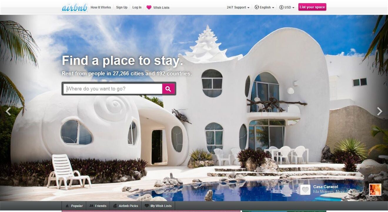 Prenotare un alloggio su Airbnb