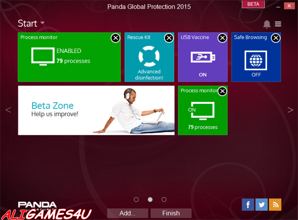 Download antivirus gratis Panda Security