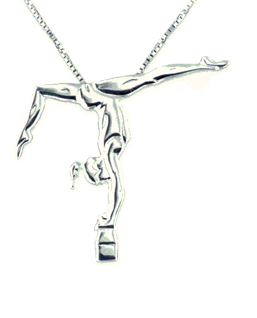Gioielli oro bianco per ginnastica artistica Mikelart