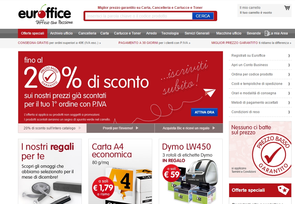 Come pagare su Euroffice