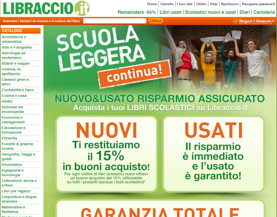 Libri scolastici scontati Libraccio