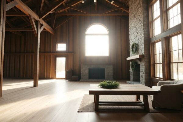 Come trasformare un fienile autentico in una casa di campagna dal minimalismo caldo