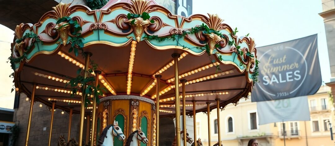 Saldi a Bergamo: weekend di promozioni, artisti itineranti e luna park retrò