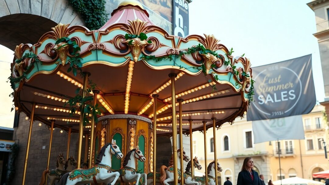 Saldi a Bergamo: weekend di promozioni, artisti itineranti e luna park retrò