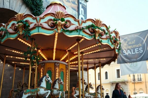 Saldi a Bergamo: weekend di promozioni, artisti itineranti e luna park retrò