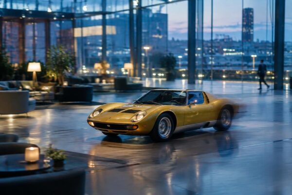 Lamborghini Miura S e Business Lounge di AutoScout24 a Bologna