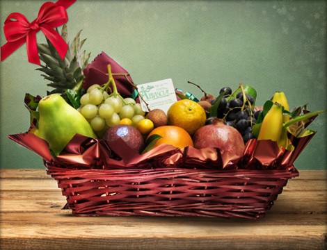 Sconti Milano per Cesto di Natale di 10 kg di frutta