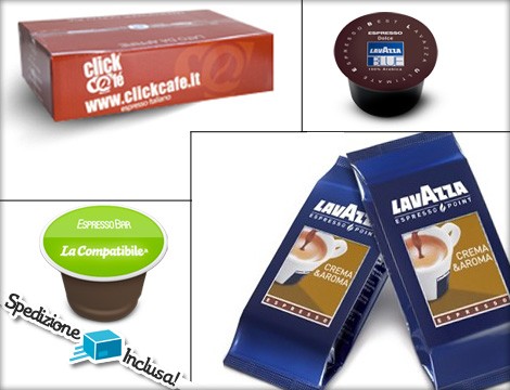 Coupon sconto per 100 cialde caffè