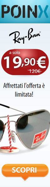 Buono valido per un paio occhiali da star! Ray Ban a soli 19,90 euro invece di 120 euro