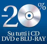 Feltrinelli online: Sconto del 20% su DVD, CD, Blu-Ray