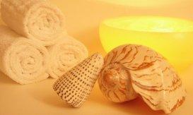 Sconto per massaggio shell con conchiglie di mare