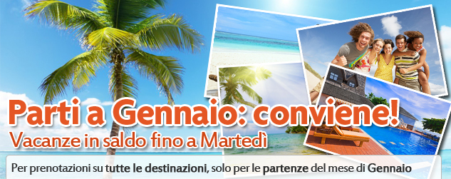 Sconti Gennaio da TUI