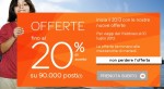 Sconto Easyjet del 20% su 90.000 posti