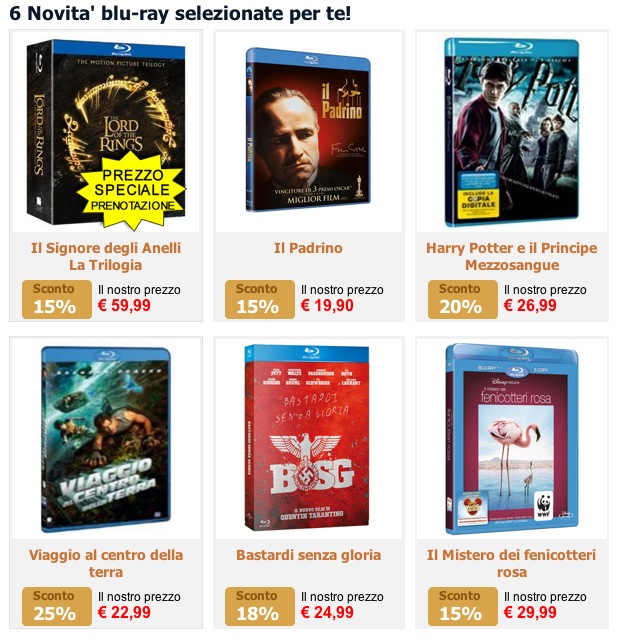 Sconti su Blu-Ray