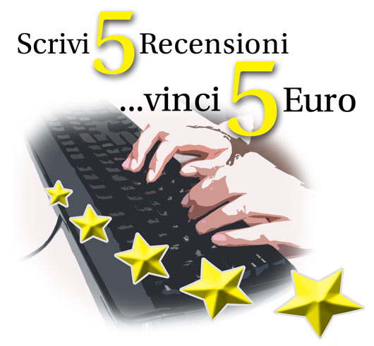 LaFeltrinelli: buono sconto 5€ in cambio di 5 recensioni