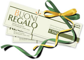 Buoni regalo dei Fratelli Carli