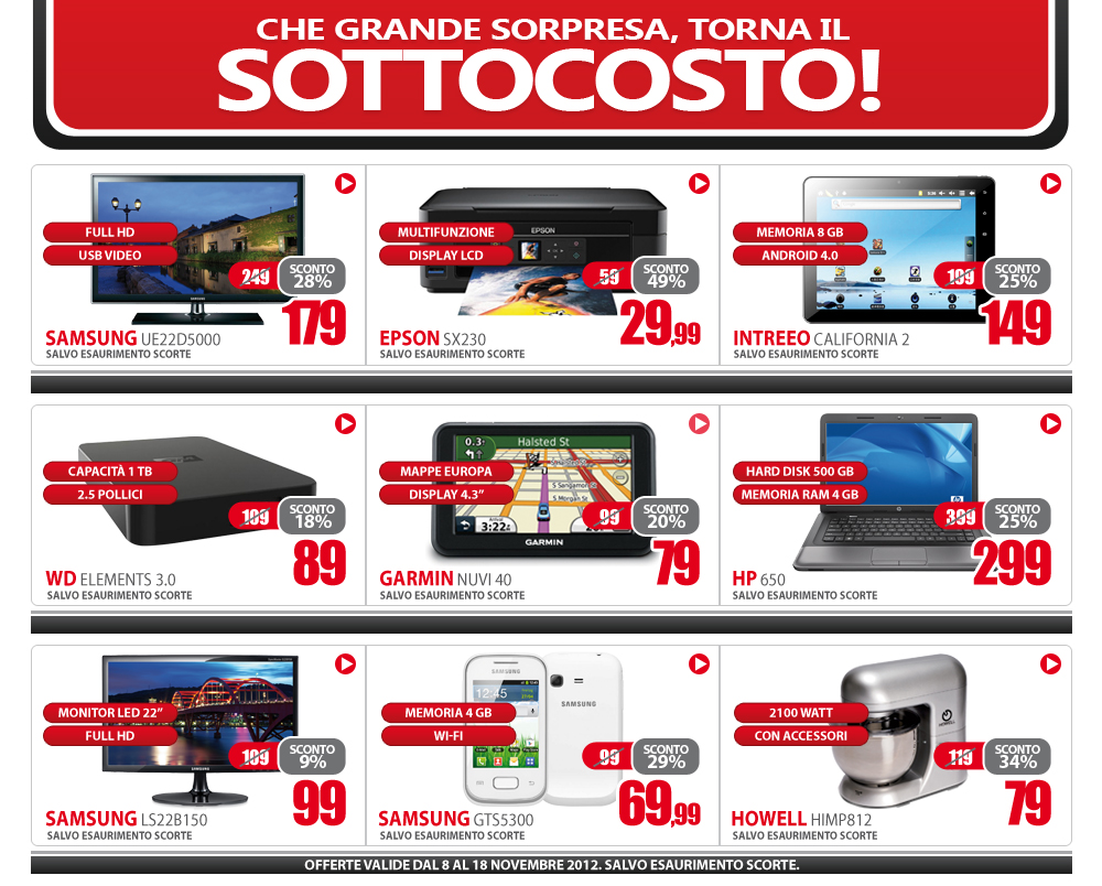 Offerte sottocosto da Eldo Megastore