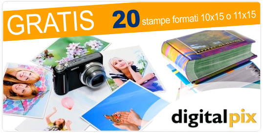 20 stampe foto gratis da Oliviero Web Store
