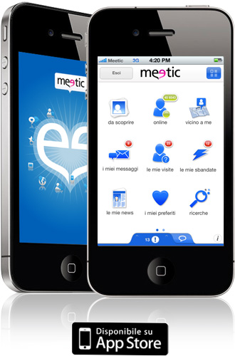 Applicazione iPhone per Meetic