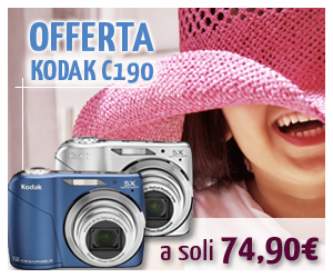 Fotocamera Kodak EasyShare c190 offerta speciale Bow
