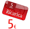 Nuova ricarica da 5 € da Shop3