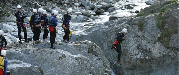 Sconti online per canyoning in Valsesia