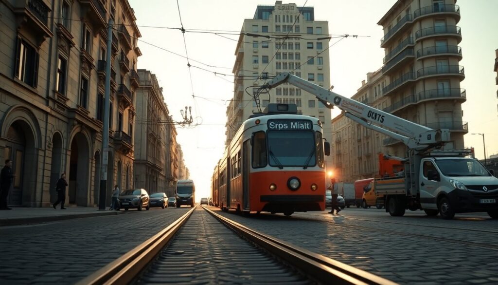 Blocco dei tram a Palermo: camion con autoscala interrompe l’alimentazione