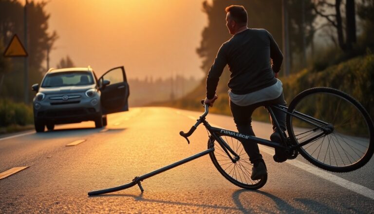 Sorpasso oltre la linea continua a Pioppo: una ciclista morta e un ferito