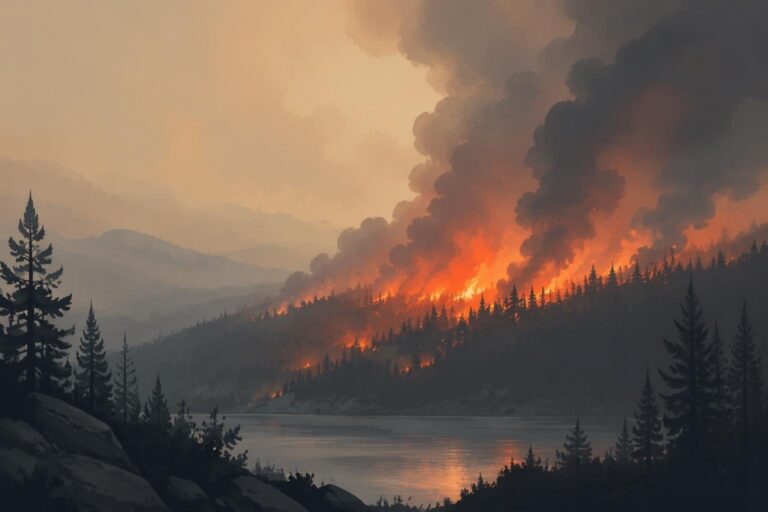 Incendio boschivo rilevato a 11,6 km da Palermo