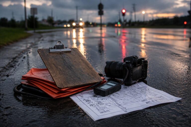 Documentare un incidente stradale: guida completa e pratica
