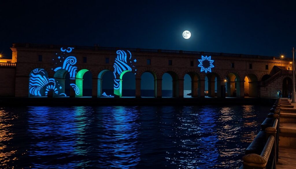 Projection mapping sul Loggiato di San Bartolomeo per il 402° Festino