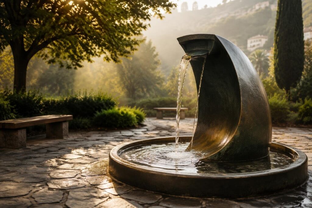 Riqualificazione piazza di Aquino a Monreale: fontana scenografica e nuove aree verdi