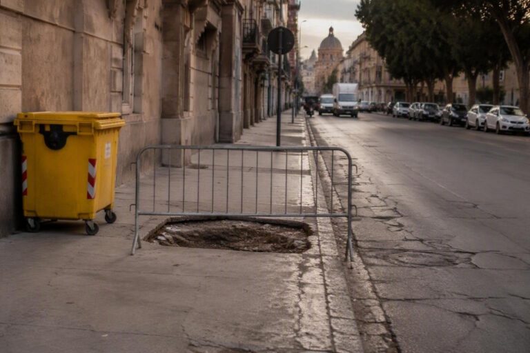Disagi a Palermo: transenne, buche e raccolta differenziata, la situazione attuale