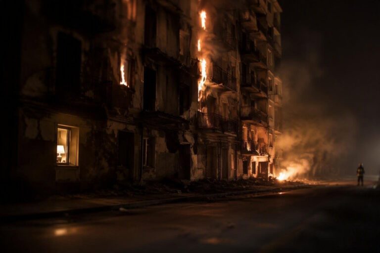 Gela, incendio notturno in via Benedetto Croce: evacuati gli abitanti