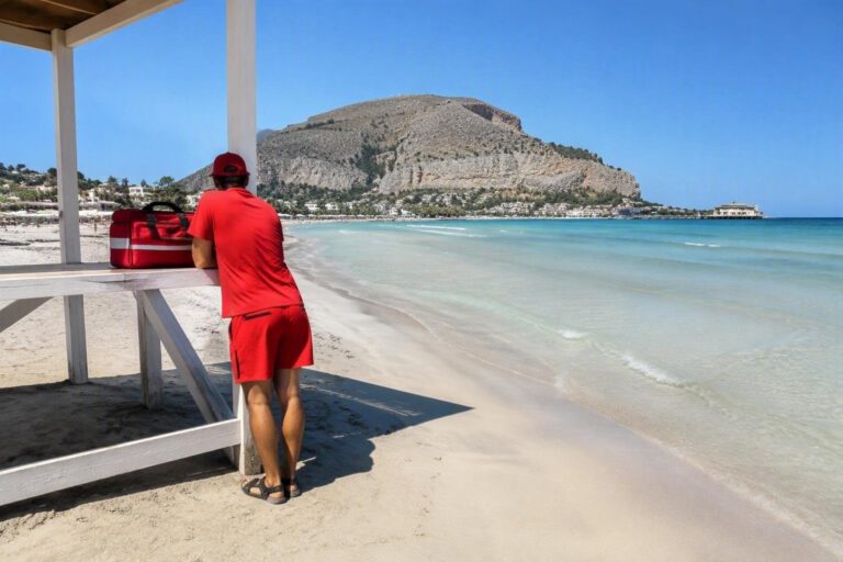 Primo soccorso in spiaggia: cosa fare a Palermo