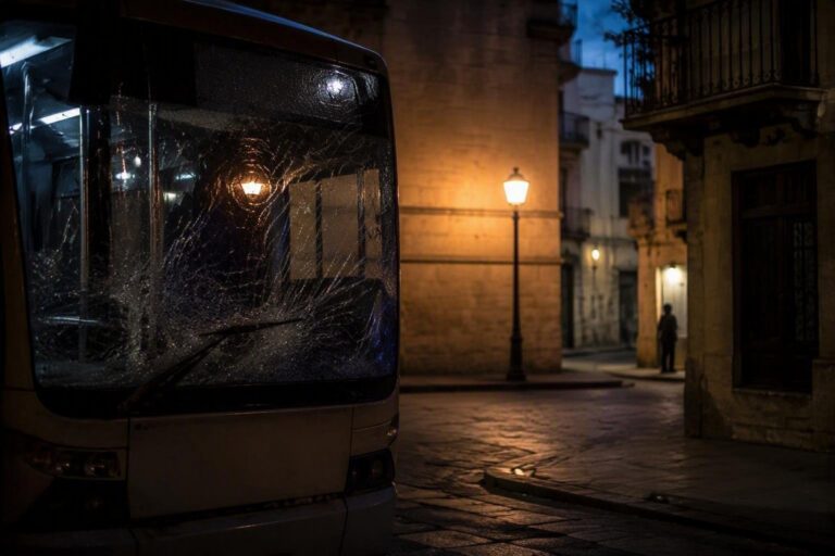 Vandalismo allo Zen: baby gang distrugge finestrino autobus Amat 619