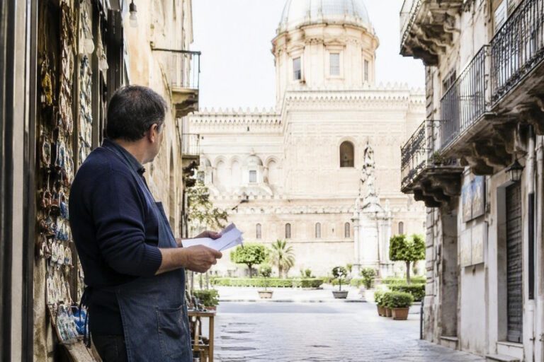 Commercianti di Palermo sospendono il sit-in contro la Curia per le comunioni