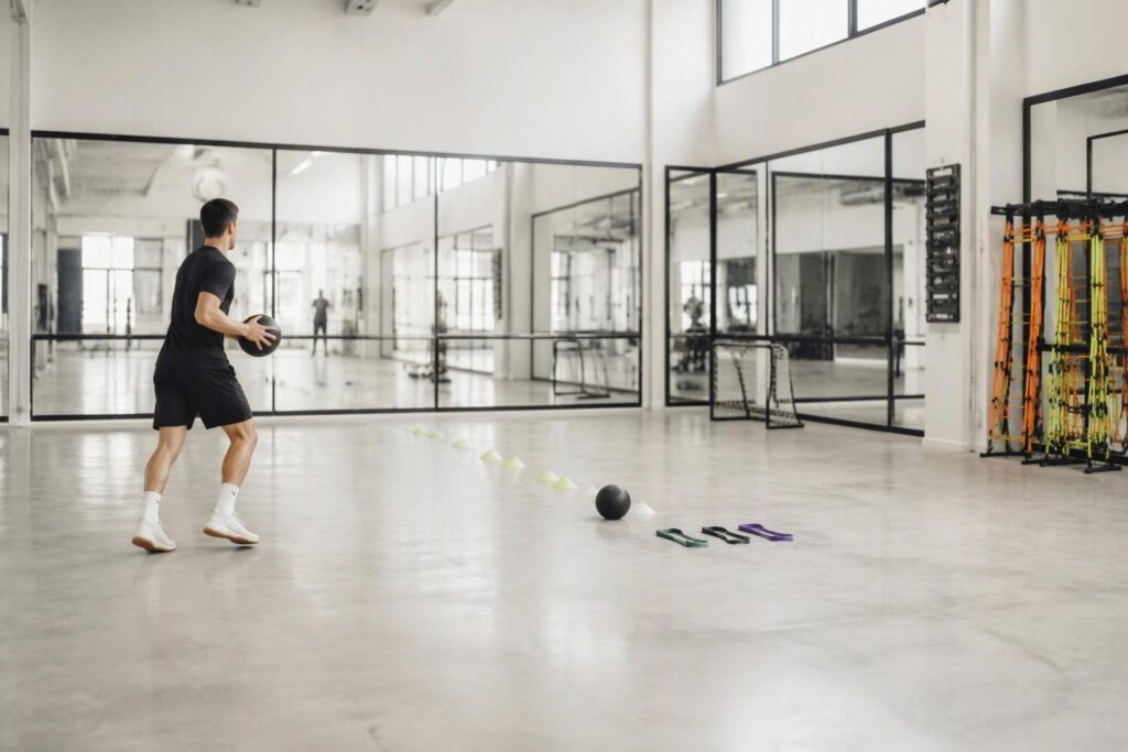 Allenamento indoor a Palermo per calcetto e futsal
