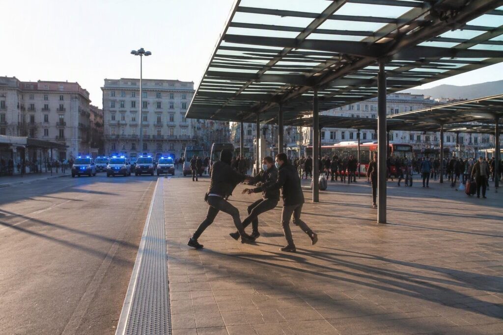 Due uomini fuggono dopo il pestaggio di un 22enne a Palermo